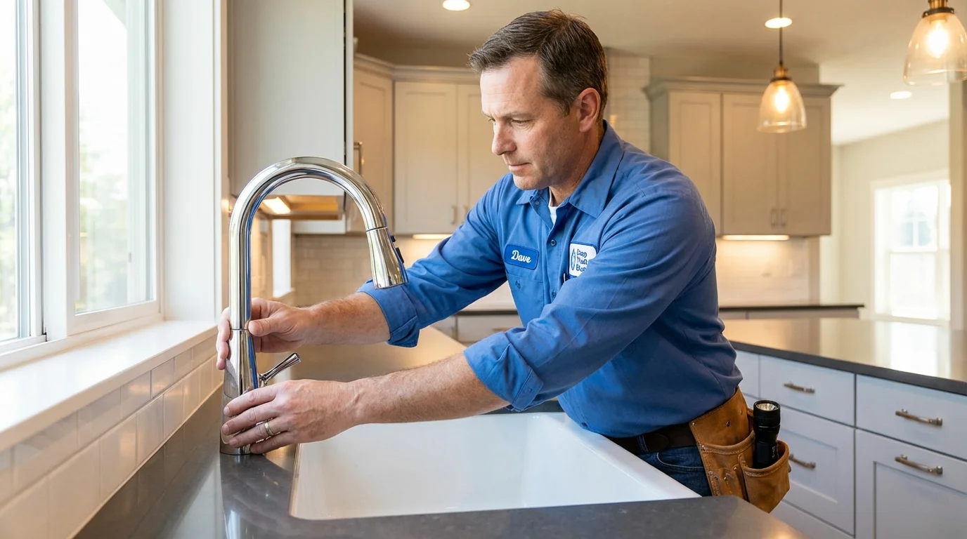 Kitchen faucet installation by Johns Plumbing LLC in Shiprock